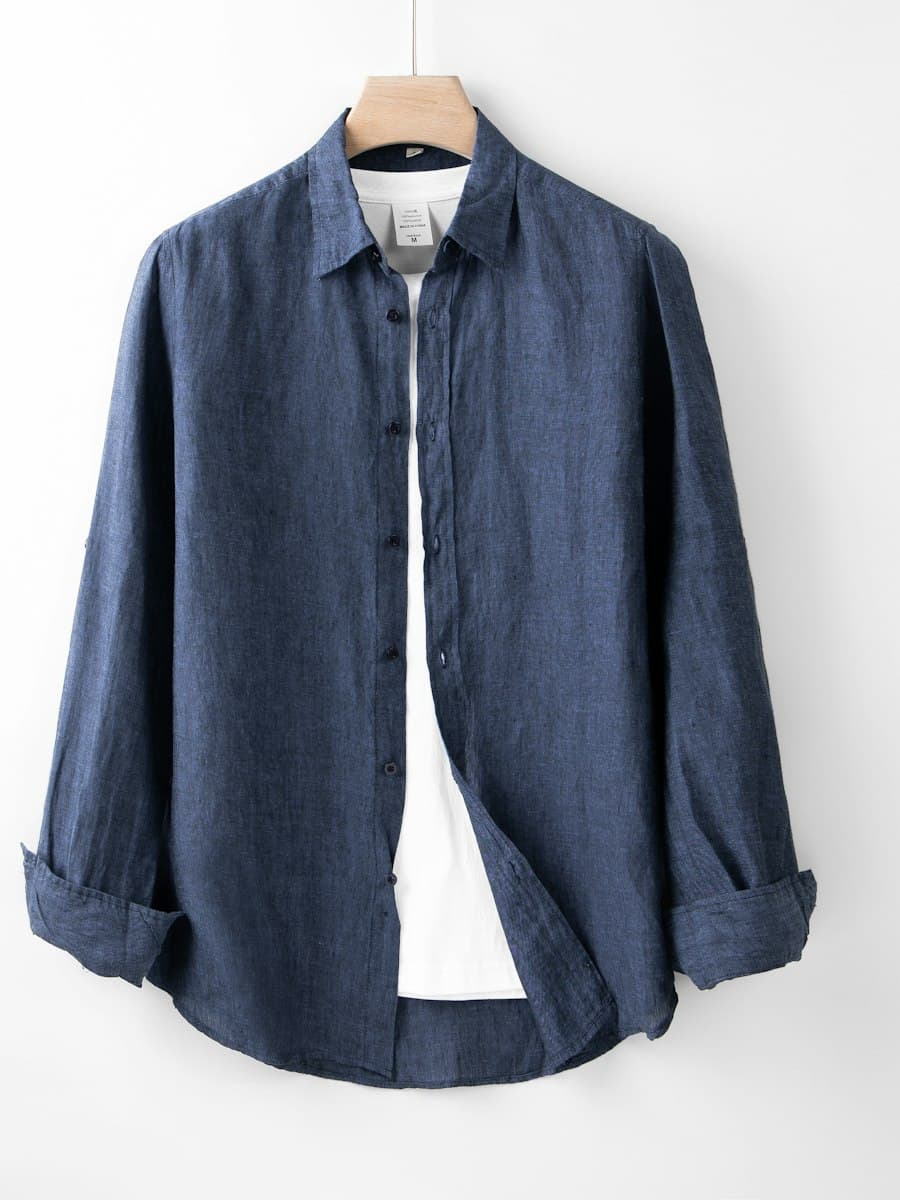 Linen Blend Full Sleeve Shirt